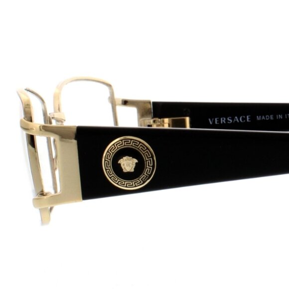 New Versace  VE1163M black/gold eyeglasses frame Retail : $499 - Picture 7 of 8